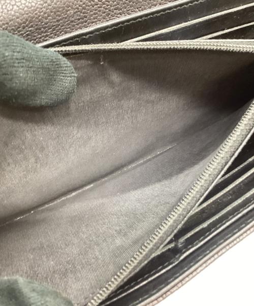 CHANEL（シャネル）CHANEL (シャネル) CHANEL　シェブロン　長財布 ブラックの古着・服飾アイテム