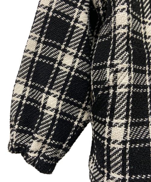 The Duffer of ST.George（ザ ダファーオブセントジョージ）The DUFFER of ST.GEORGE (ザ ダファーオブセントジョージ) PULLOVER HOODIE SHIRTS ホワイト×ブラック サイズ:XLの古着・服飾アイテム