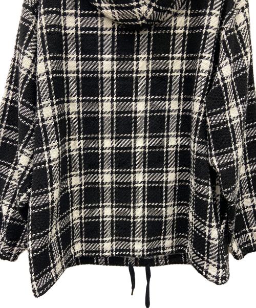 The Duffer of ST.George（ザ ダファーオブセントジョージ）The DUFFER of ST.GEORGE (ザ ダファーオブセントジョージ) PULLOVER HOODIE SHIRTS ホワイト×ブラック サイズ:XLの古着・服飾アイテム