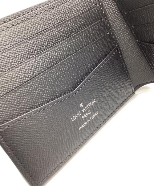 LOUIS VUITTON（ルイ ヴィトン）LOUIS VUITTON (ルイ ヴィトン) LOUIS VUITTON　モノグラム・エクリプス　モノグラム・エクリプス　2つ折り財布 ブラックの古着・服飾アイテム