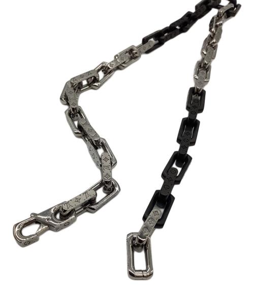 LOUIS VUITTON（ルイ ヴィトン）LOUIS VUITTON (ルイ ヴィトン) コリエ・モノグラム　ネックレス シルバー×ブラック サイズ:なしの古着・服飾アイテム