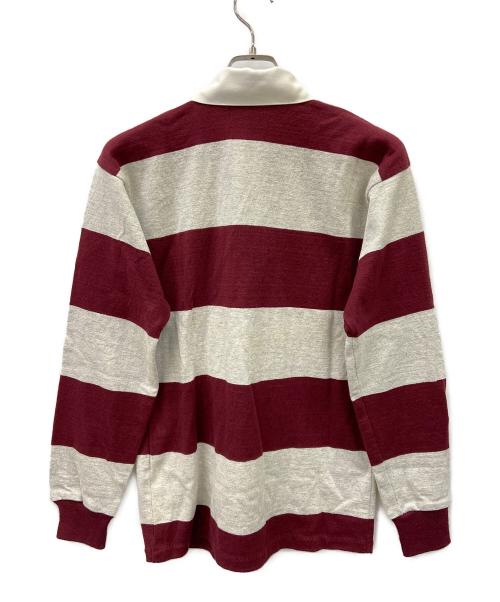 L.L.Bean（エルエルビーン）L.L.Bean (エルエルビーン) ラガーシャツ グレー×パープル サイズ:Sの古着・服飾アイテム