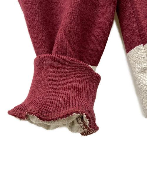 L.L.Bean（エルエルビーン）L.L.Bean (エルエルビーン) ラガーシャツ グレー×パープル サイズ:Sの古着・服飾アイテム