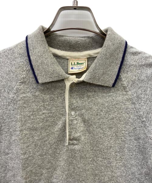 L.L.Bean（エルエルビーン）L.L.Bean (エルエルビーン) Champion (チャンピオン) ポロシャツ グレー サイズ:Mの古着・服飾アイテム