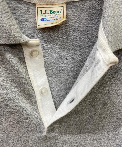 L.L.Bean（エルエルビーン）L.L.Bean (エルエルビーン) Champion (チャンピオン) ポロシャツ グレー サイズ:Mの古着・服飾アイテム