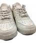 中古・古着 NIKE (ナイキ) NIKE　AIR FORCE1　スニーカー ホワイト サイズ:24ｃｍ：7000円