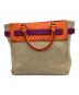 Kate Spade (ケイトスペード) Kate Spade　2WAYバッグ ベージュ×オレンジ：5000円