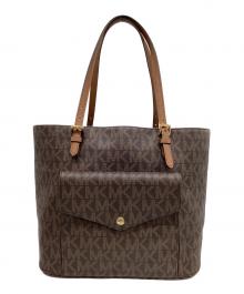 MICHAEL KORS（マイケル・コース）の古着「MICHAEL KORS　総柄トートバッグ」｜ブラウン