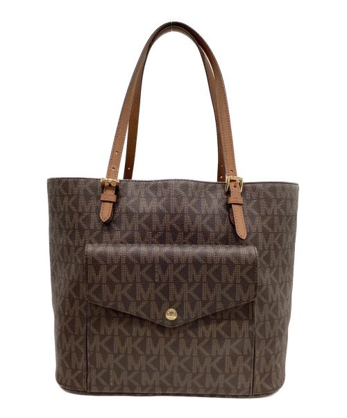 MICHAEL KORS（マイケル・コース）MICHAEL KORS (マイケル・コース) MICHAEL KORS　総柄トートバッグ ブラウンの古着・服飾アイテム