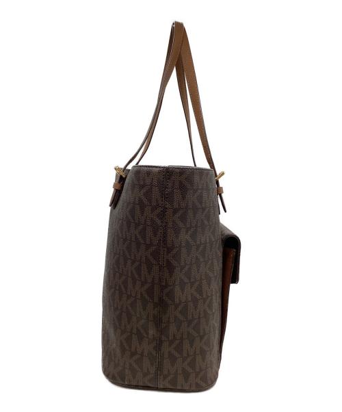 MICHAEL KORS（マイケル・コース）MICHAEL KORS (マイケル・コース) MICHAEL KORS　総柄トートバッグ ブラウンの古着・服飾アイテム