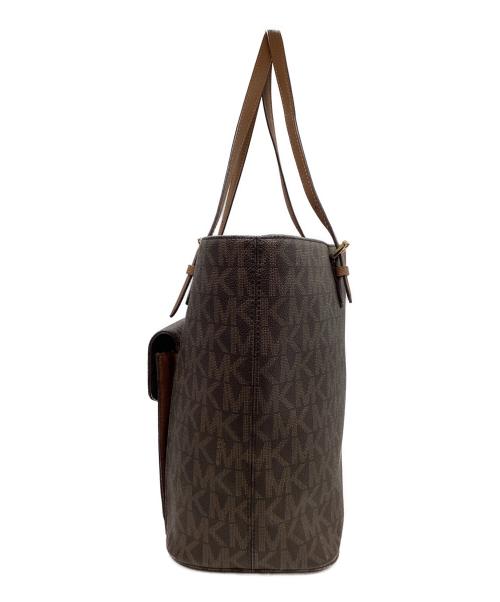 MICHAEL KORS（マイケル・コース）MICHAEL KORS (マイケル・コース) MICHAEL KORS　総柄トートバッグ ブラウンの古着・服飾アイテム
