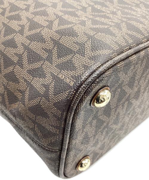 MICHAEL KORS（マイケル・コース）MICHAEL KORS (マイケル・コース) MICHAEL KORS　総柄トートバッグ ブラウンの古着・服飾アイテム