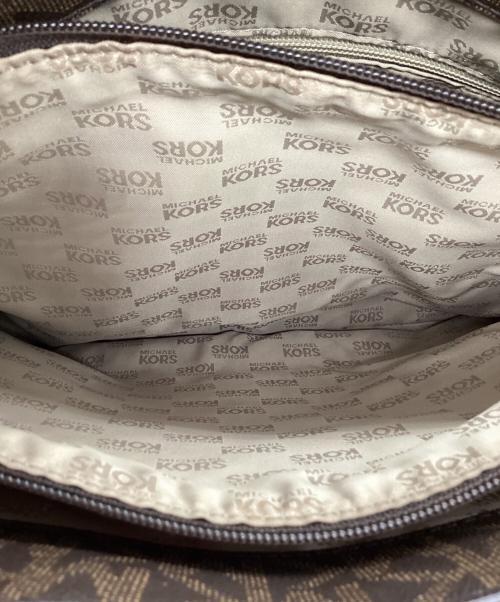 MICHAEL KORS（マイケル・コース）MICHAEL KORS (マイケル・コース) MICHAEL KORS　総柄トートバッグ ブラウンの古着・服飾アイテム