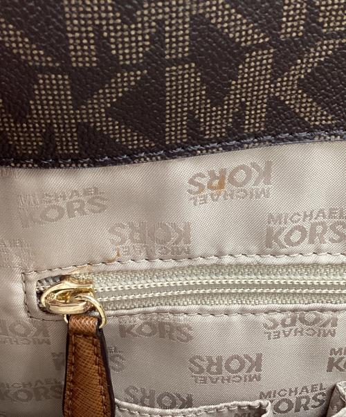 MICHAEL KORS（マイケル・コース）MICHAEL KORS (マイケル・コース) MICHAEL KORS　総柄トートバッグ ブラウンの古着・服飾アイテム