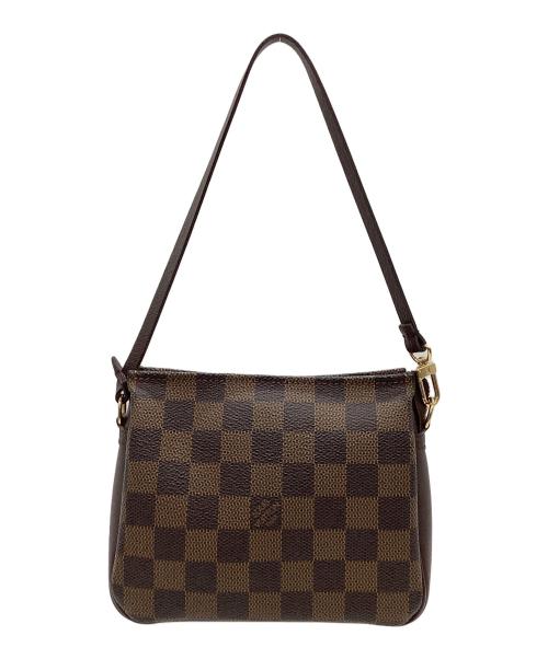 LOUIS VUITTON（ルイ ヴィトン）LOUIS VUITTON (ルイ ヴィトン) ハンドポーチ　トゥルース・メイクアップ ブラウンの古着・服飾アイテム