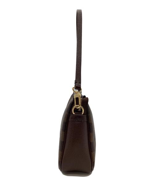 LOUIS VUITTON（ルイ ヴィトン）LOUIS VUITTON (ルイ ヴィトン) ハンドポーチ　トゥルース・メイクアップ ブラウンの古着・服飾アイテム