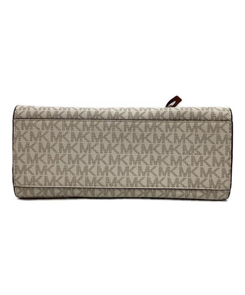 MICHAEL KORS（マイケル・コース）MICHAEL KORS (マイケル・コース) MICHAEL KORS　2WAYショルダーバッグ ブラウン×ホワイトの古着・服飾アイテム