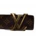 LOUIS VUITTON (ルイ ヴィトン) LOUIS VUITTON　サンチュール・イニシャルベルト ブラウン：10000円