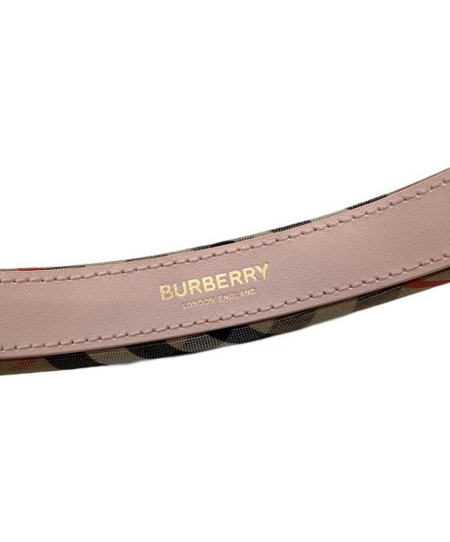 BURBERRY（バーバリー）BURBERRY (バーバリー) BURBERRY　カチューシャ ベージュ×ブラックの古着・服飾アイテム