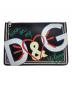 DOLCE & GABBANA（ドルチェ＆ガッバーナ）の古着「DOLCE & GABBANA　DGロゴクラッチバッグ」｜ブラック×ホワイト