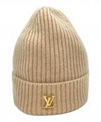 LOUIS VUITTONルイ ヴィトン）の古着「LOUIS VUITTON　ビーニー・LV スパーク　ニット帽」｜ベージュ