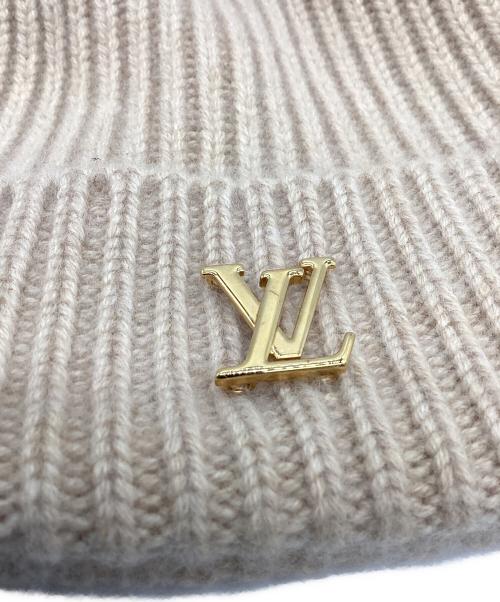 LOUIS VUITTON（ルイ ヴィトン）LOUIS VUITTON (ルイ ヴィトン) LOUIS VUITTON　ビーニー・LV スパーク　ニット帽 ベージュの古着・服飾アイテム
