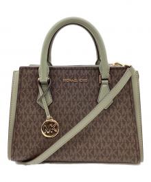 MICHAEL KORS（マイケル・コース）の古着「MICHAEL KORS　2WAYバッグ」｜ブラウン×グリーン