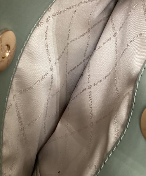 MICHAEL KORS（マイケル・コース）MICHAEL KORS (マイケル・コース) MICHAEL KORS　2WAYバッグ ブラウン×グリーンの古着・服飾アイテム