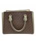 MICHAEL KORS (マイケル・コース) MICHAEL KORS　2WAYバッグ ブラウン×グリーン：6000円