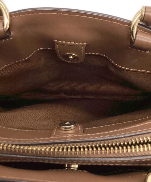 COACH（コーチ）COACH (コーチ) COACH　シグネチャー　2WAYバッグ ブラウン×ベージュの古着・服飾アイテム