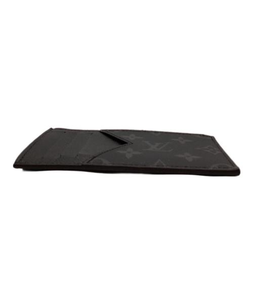 LOUIS VUITTON（ルイ ヴィトン）LOUIS VUITTON (ルイ ヴィトン) LOUIS VUITTON　モノグラム・エクリプス　カードケース ブラックの古着・服飾アイテム