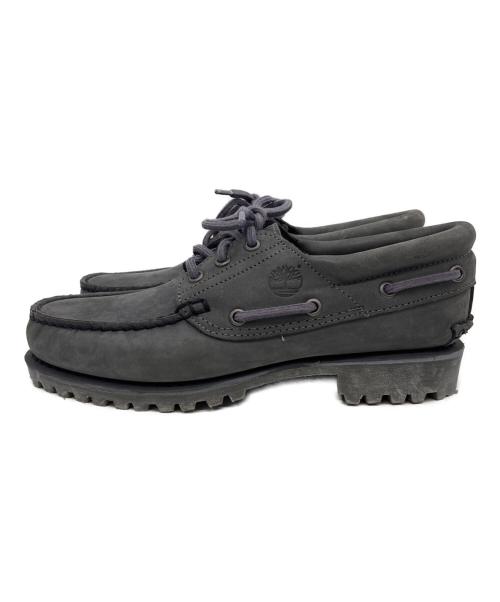 Timberland（ティンバーランド）Timberland (ティンバーランド) Timberland　3 eye Classic　スリーアイ クラシック ラグ レザー モカシンシューズ グレー サイズ:25ｃｍの古着・服飾アイテム
