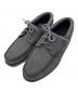 Timberland（ティンバーランド）の古着「Timberland　3 eye Classic　スリーアイ クラシック ラグ レザー モカシンシューズ」｜グレー