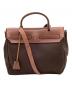 HERMES (エルメス) 2WAYバッグ ブラウン×ホワイト：90000円