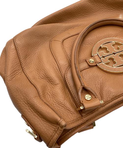 TORY BURCH（トリーバーチ）TORY BURCH (トリーバーチ) TORY BURCH　アマンダ　レザーハンドバッグ ブラウンの古着・服飾アイテム
