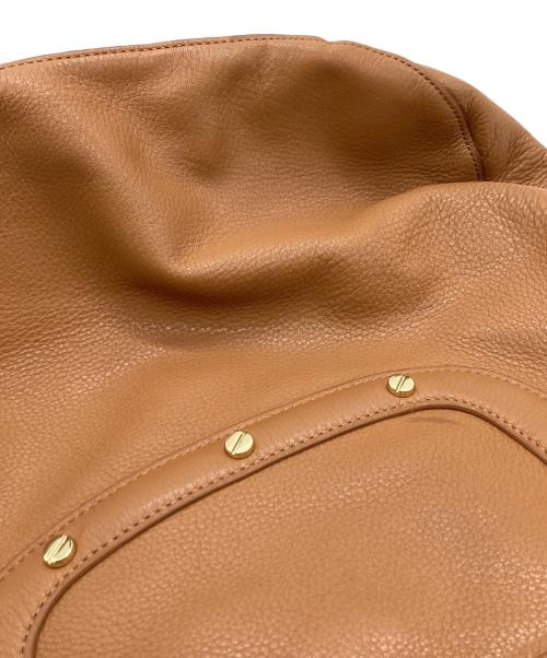 TORY BURCH（トリーバーチ）TORY BURCH (トリーバーチ) TORY BURCH　アマンダ　レザーハンドバッグ ブラウンの古着・服飾アイテム