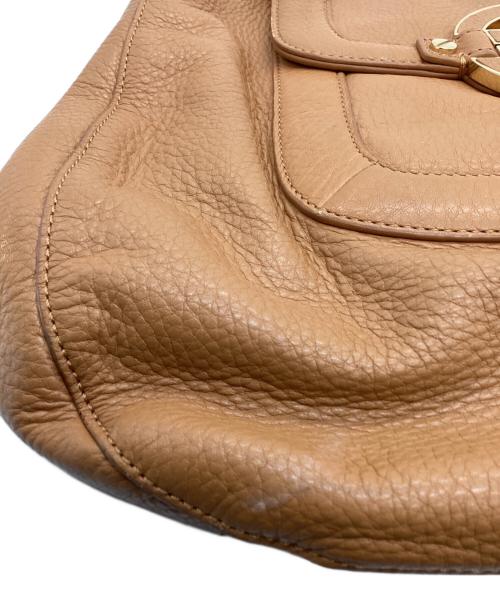 TORY BURCH（トリーバーチ）TORY BURCH (トリーバーチ) TORY BURCH　アマンダ　レザーハンドバッグ ブラウンの古着・服飾アイテム