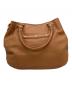 TORY BURCH (トリーバーチ) TORY BURCH　アマンダ　レザーハンドバッグ ブラウン：8000円