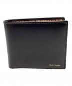 PAUL SMITHポールスミス）の古着「Paul Smith　2つ折り財布」｜ブラック×マルチカラー