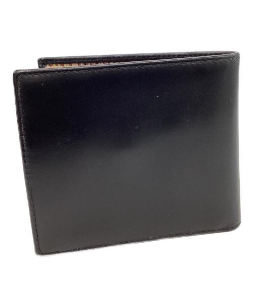 PAUL SMITH（ポールスミス）Paul Smith (ポールスミス) Paul Smith　2つ折り財布 ブラック×マルチカラーの古着・服飾アイテム
