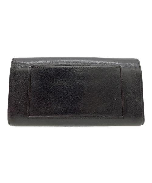 CELINE（セリーヌ）CELINE (セリーヌ) CELINE　ラージフラップ マルチファンクション　長財布 ブラックの古着・服飾アイテム