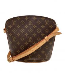 LOUIS VUITTON（ルイ ヴィトン）の古着「LOUIS VUITTON　モノグラム　ドルーオ　ショルダーポーチ」｜ブラウン