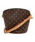 LOUIS VUITTON（ルイ ヴィトン）の古着「LOUIS VUITTON　モノグラム　ドルーオ　ショルダーポーチ」｜ブラウン