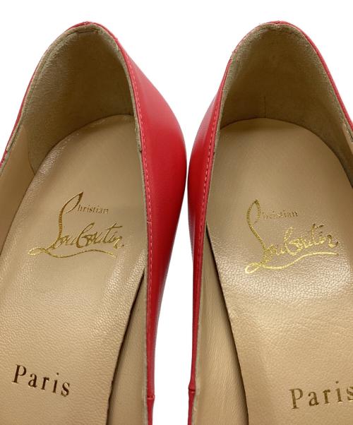 Christian Louboutin（クリスチャン・ルブタン）Christian Louboutin (クリスチャン・ルブタン) Christian Louboutin　オープントゥーパンプス ピンク サイズ:24ｃｍの古着・服飾アイテム