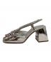 MIU MIU (ミュウミュウ) MIU MIU　ビジューサンダル シルバー サイズ:23ｃｍ：12000円