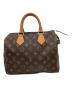 LOUIS VUITTON（ルイ ヴィトン）の古着「LOUIS VUITTON　モノグラム　スピーディ25　ハンドバッグ」｜ブラウン