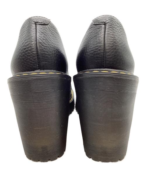 Dr.Martens（ドクターマーチン）Dr.Martens (ドクターマーチン) Dr.Martens　SALOMEⅡ ３ホールヒールシューズ　レザーシューズ ブラック サイズ:24cmの古着・服飾アイテム