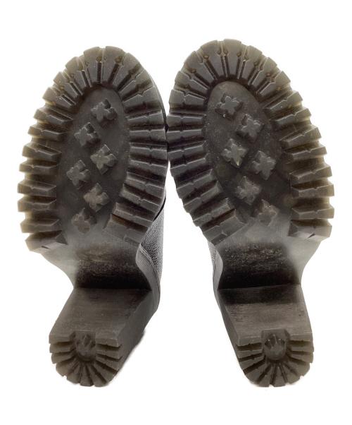 Dr.Martens（ドクターマーチン）Dr.Martens (ドクターマーチン) Dr.Martens　SALOMEⅡ ３ホールヒールシューズ　レザーシューズ ブラック サイズ:24cmの古着・服飾アイテム