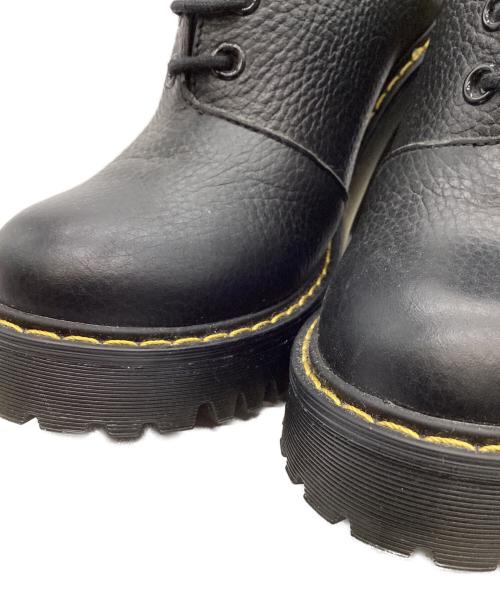 Dr.Martens（ドクターマーチン）Dr.Martens (ドクターマーチン) Dr.Martens　SALOMEⅡ ３ホールヒールシューズ　レザーシューズ ブラック サイズ:24cmの古着・服飾アイテム