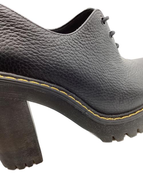 Dr.Martens（ドクターマーチン）Dr.Martens (ドクターマーチン) Dr.Martens　SALOMEⅡ ３ホールヒールシューズ　レザーシューズ ブラック サイズ:24cmの古着・服飾アイテム